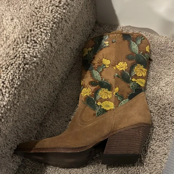 Golo Cactus Western Cowgirl Boots Size 7.5 - Picture 7 of 8